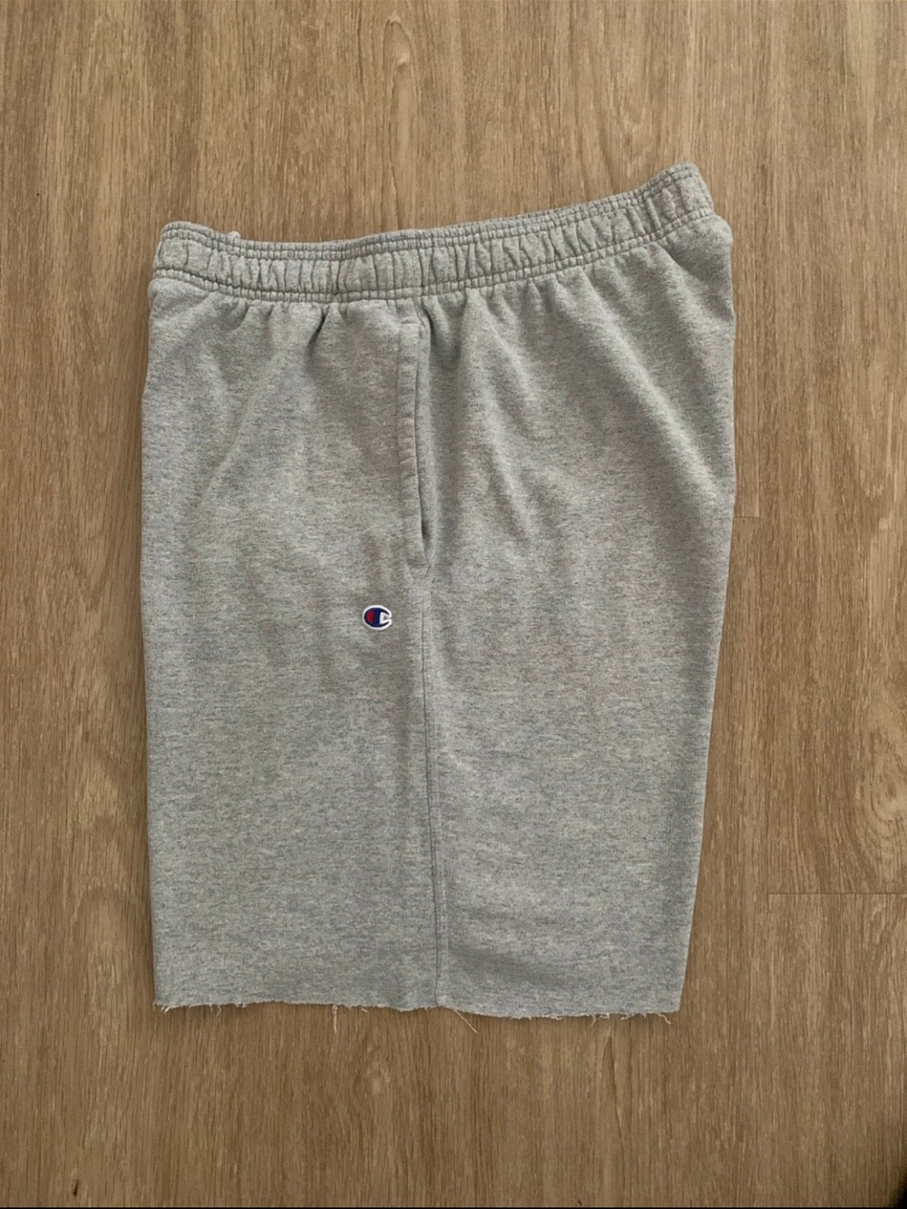 Champion Men's Light Gray Athletic Sweat Shorts